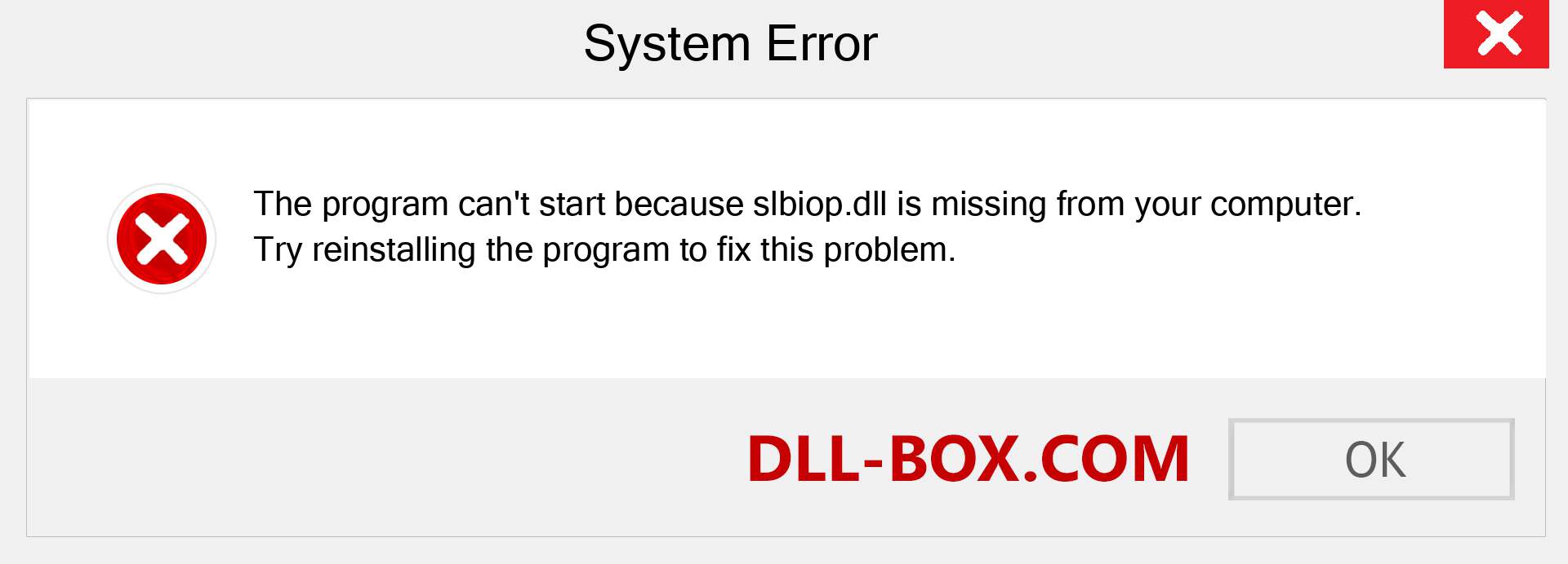  slbiop.dll file is missing?. Download for Windows 7, 8, 10 - Fix  slbiop dll Missing Error on Windows, photos, images